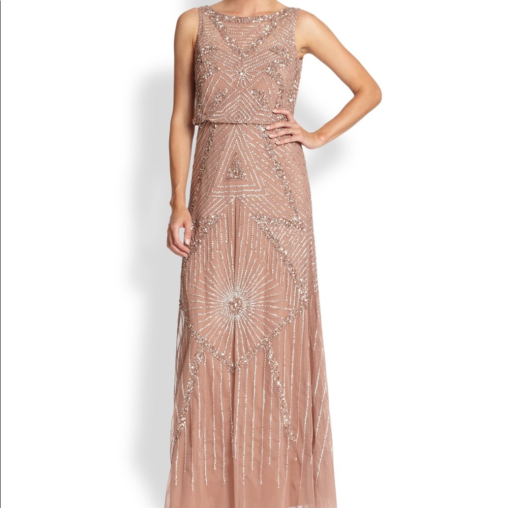 Aidan Mattox beaded gown